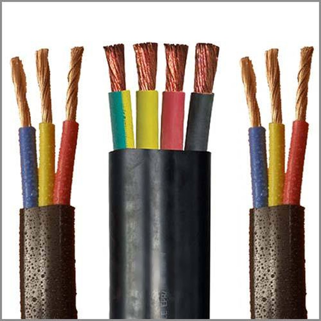 3 Core Flat XLPE Submersible Cable